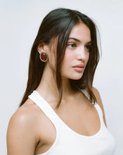 BEVERLY EARRINGS -Brown Clip On