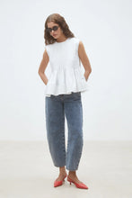 LUIGI TOP- Blanc Casse