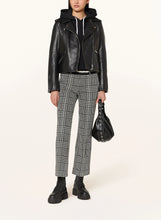 FRANCOISE CROPPED - Tartan Black/White