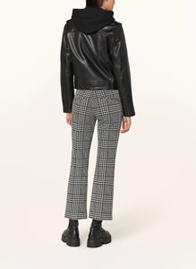 FRANCOISE CROPPED - Tartan Black/White