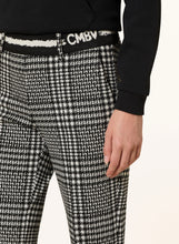 FRANCOISE CROPPED - Tartan Black/White