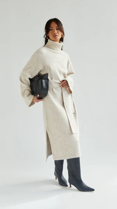 ABBIE KIT DRESS - Sand