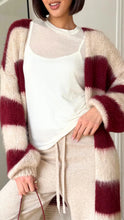 KAY CARDIGAN - Ruby Stripe