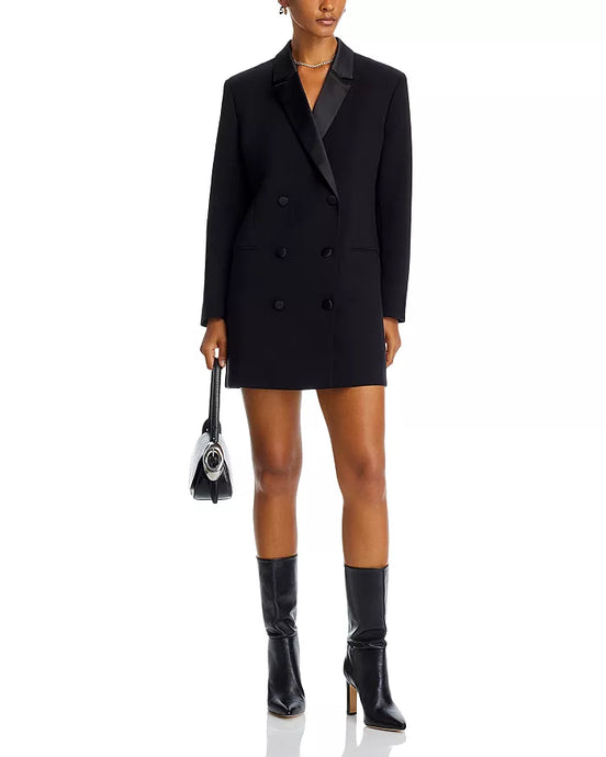 AZRA CAREY BLAZER DRESS - Black