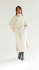 ABBIE KIT DRESS - Sand