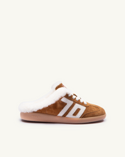 EASTER SLIDE - Suede Cuoio Butter