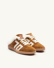 EASTER SLIDE - Suede Cuoio Butter