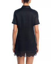 EMBROIDERED SEASIDE DRESS - Black