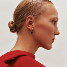 ODETTE EARRINGS- Black/Gold