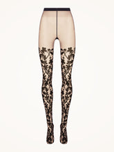 GRAPHIC FLOWER TIGHTS - Fairly Light/Black