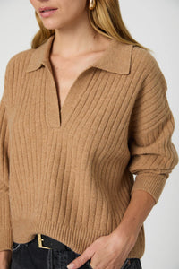 VHARI SWEATER - Camel