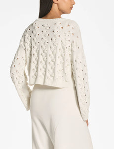 KNOTTED SWEATER - Off White