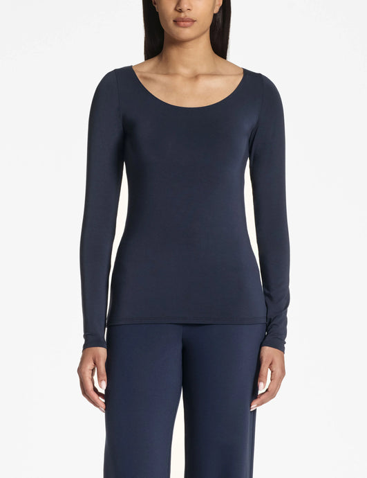 ZOE LONG SLEEVE - Navy