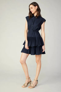 BERLIN MINI DRESS - Navy