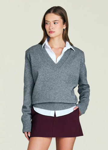SYLVIE SWEATER- Medium Grey