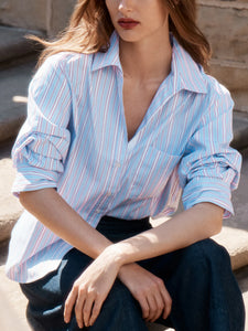 PIA SHIRT - Oxford Stripe