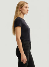 ERSEY STRETCH CREWNECK - Black