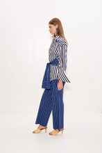 INNA POPLIN TOP - Cobalt