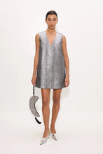 FOUNTAIN METALLIC MINI DRESS - Pewter