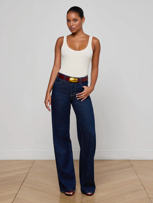 CLAYTON WIDE-LEG JEAN - Koval