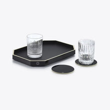 OCTOGONE TRAY SMALL - Black