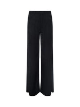 QUINCY WIDE LEG CORDUROY DENIM - Black