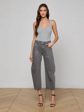 CODY BARREL JEAN - Medium Grey