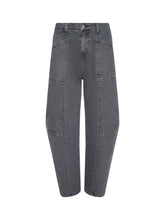 CODY BARREL JEAN - Medium Grey