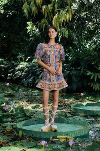 SUPERBLOOM TAPESTRY MINI DRESS