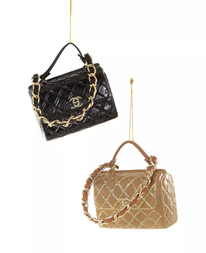LUX HANDBAG ORNAMENT - Black
