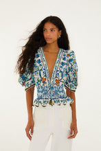 FLORA TILE BLOUSE