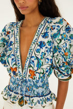 FLORA TILE BLOUSE