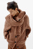 TAIE CARDIGAN - Tobacco Brown