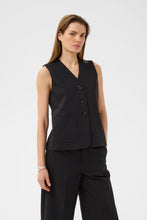ZELLA HIP WAISTCOAT - Black