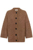 TAIE CARDIGAN - Tobacco Brown