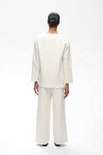 GINCETTE MELANGE PANT - Ecru