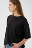 PANNIE OVERSIZED T-SHIRT - Black