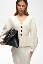 FARI MELAGE CARDIGAN - Ecru