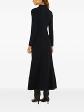 FLOWER MAXI DRESS - Black