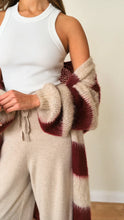 KAY CARDIGAN - Ruby Stripe