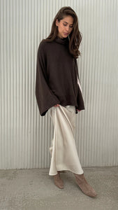 AMELIE SWEATER - Dark Espresso
