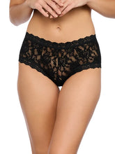 SIGNATURE LACE BOYSHORT - Black