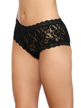 SIGNATURE LACE BOYSHORT - Black
