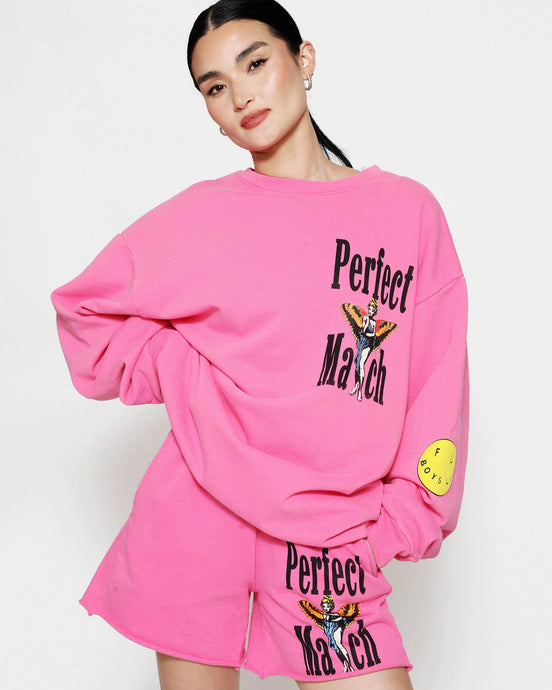 PERFECT MATCH CREWNECK SWEATER