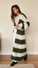 KAY CARDIGAN - Khaki Stripe