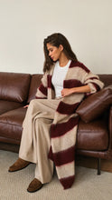 KAY CARDIGAN - Ruby Stripe