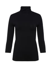 AJA TURTLENECK 3/4 SLEEVE - Black