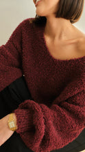 JENNY SWEATER- Bordeaux