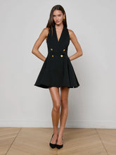 ROYALTY MINI DRESS - Black