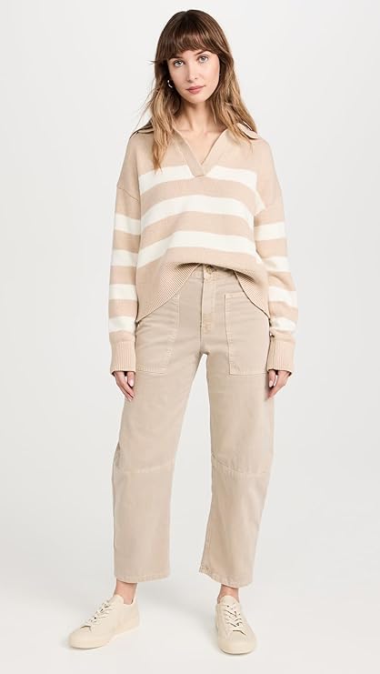 BRYLIE TWILL PANT - Khaki